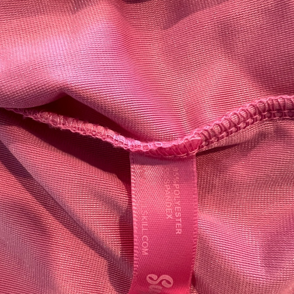 Sugar Thrillz Pink Velour Top (M) & Pants (L) - Picture 8 of 9